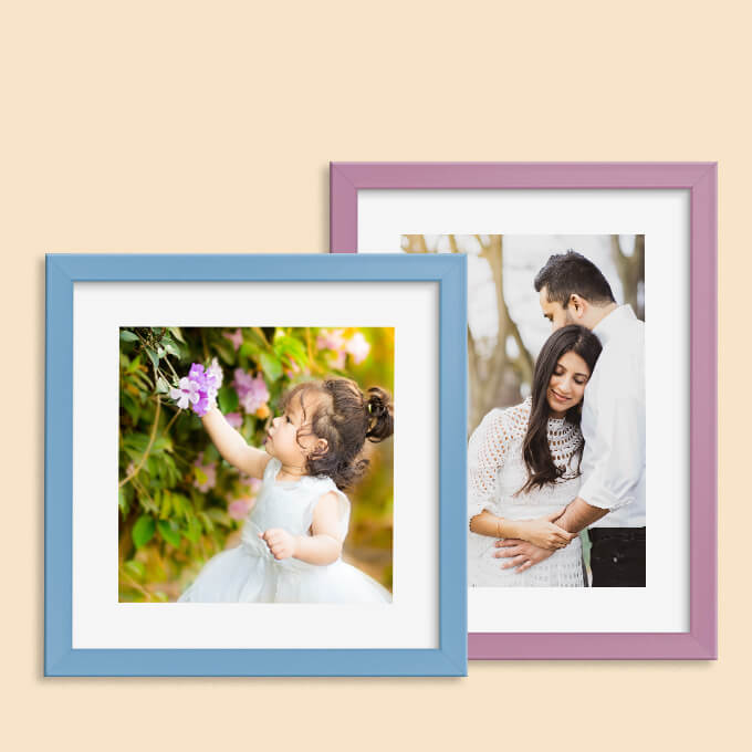 Colored Frame with Photo