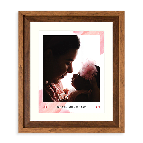 Premium Framed Print - Classic Wood