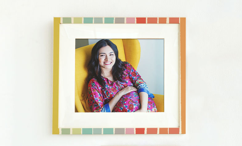 designer-frame-for-baby-shower