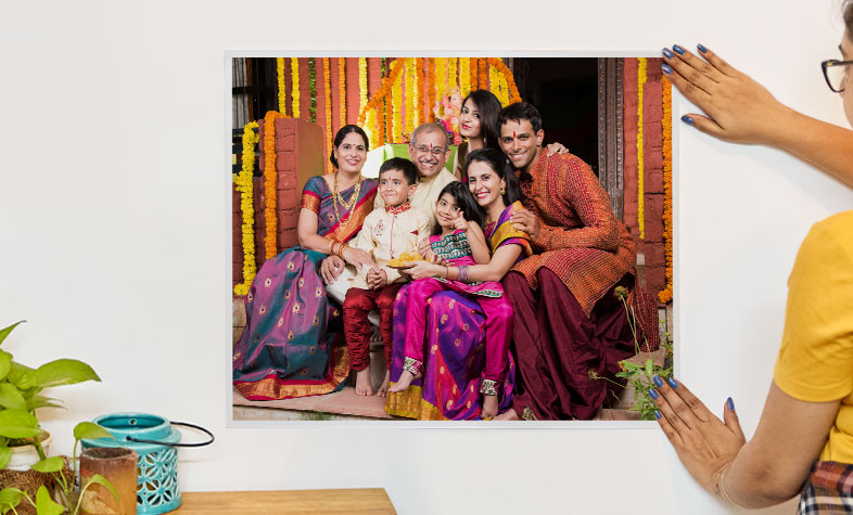 Large Ganpati photo enlargement print