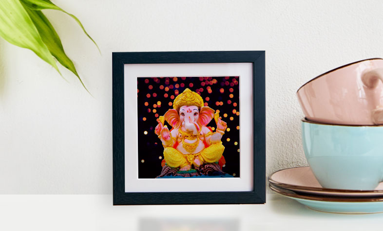 Classic Ganpati framed print