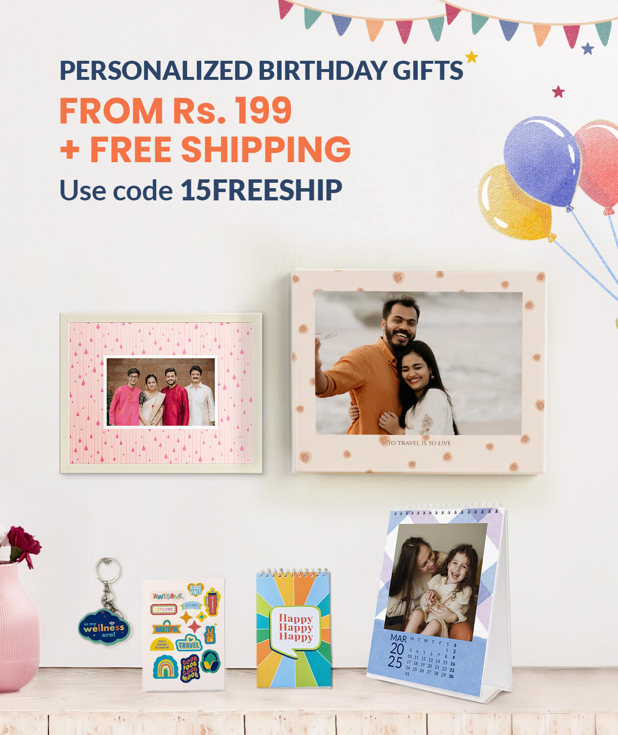 Zoomin Birthday Sale. UPTO Rs.1000 OFF Storewide + FREE Gift Hamper worth Rs.300.