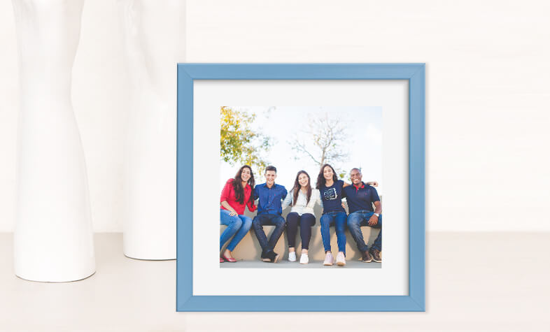 light-blue-colour-photo-frame