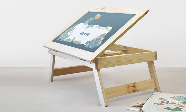 customized foldable desk - back to school