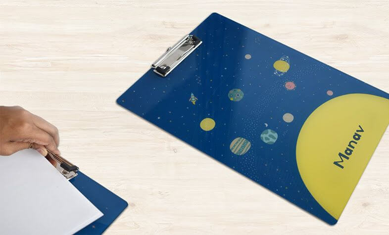 name clipboard - back to school