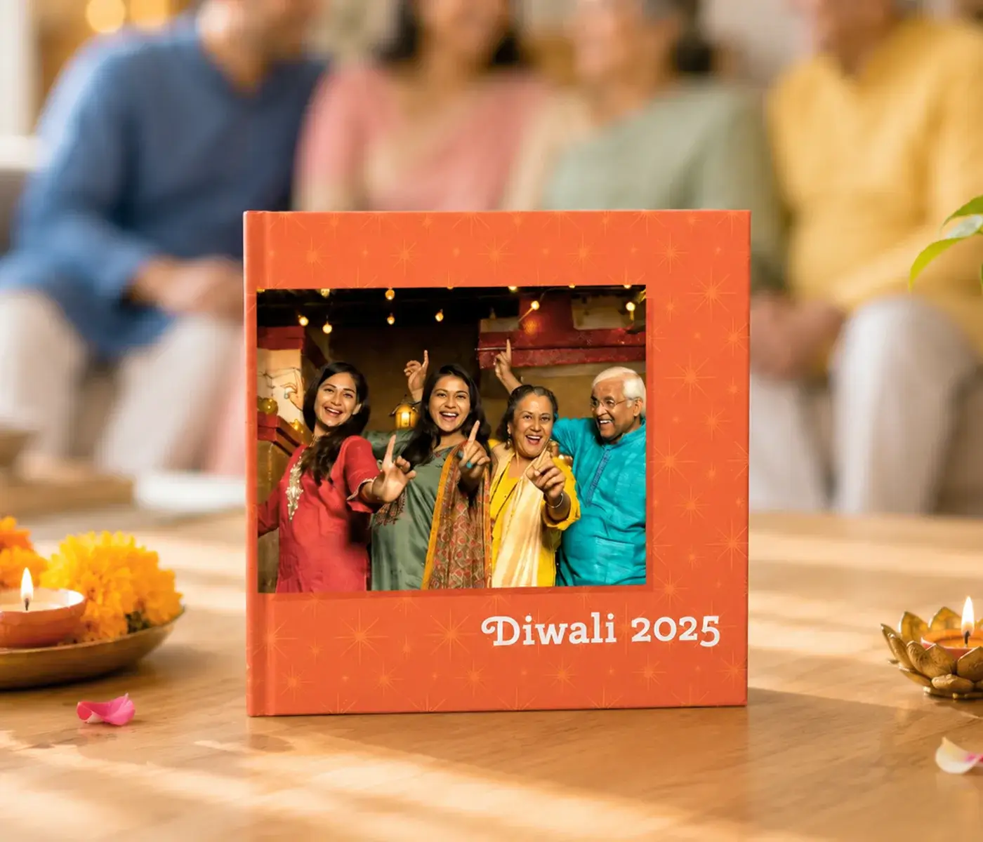 Festive memories preserved in a photobook