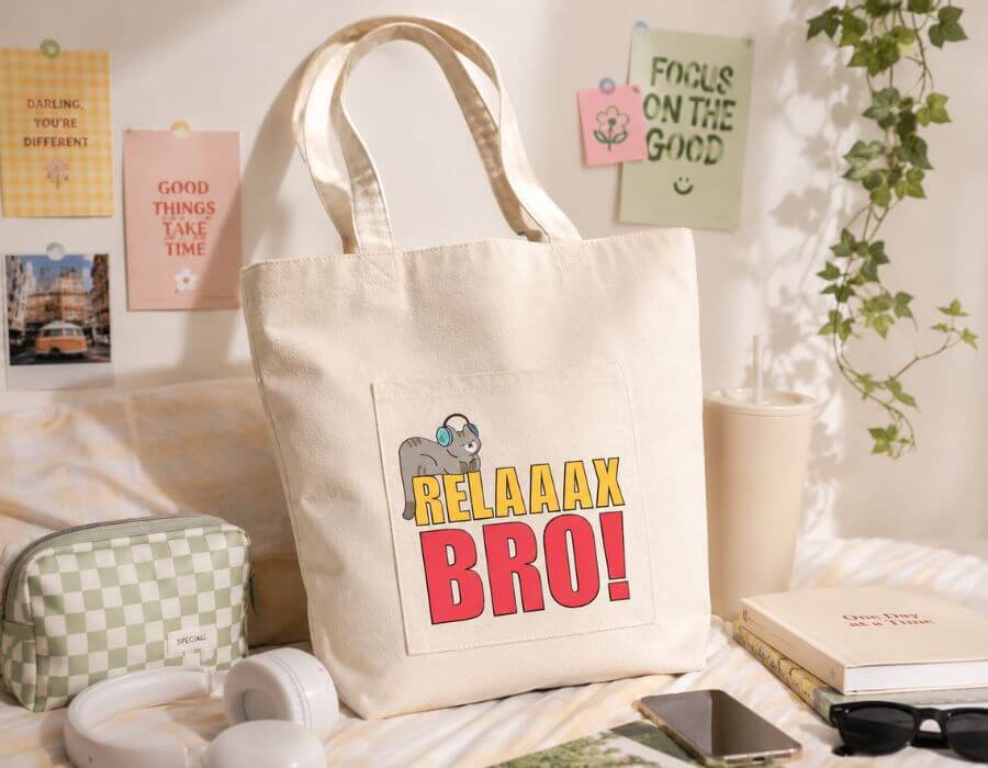 Designer tote bag personalized gift